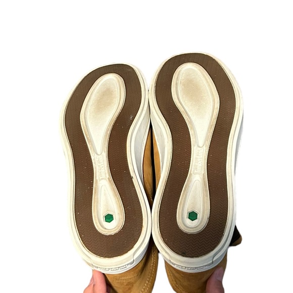 TIMBERLAND Women's Tan Genuine Leather Round Toe Comfortable Bootie-Size 9.5 - Picture 12 of 13